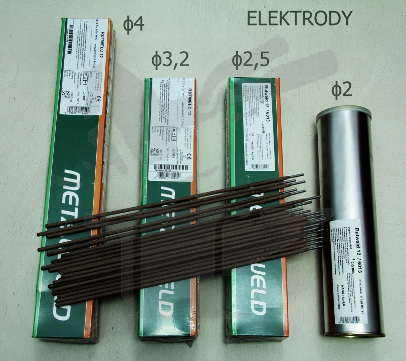 Elektrody spawalnicze